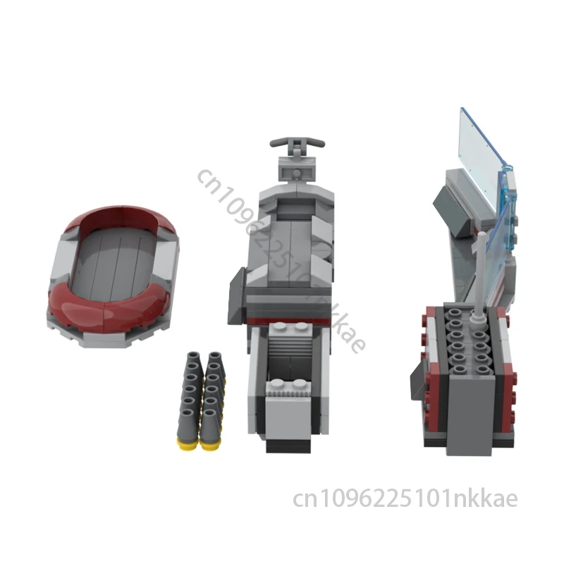 MOC スペースウォーズ基地アクセサリー クレートカート コマンドステーション 組み立てブロック モデル DIY 宇宙船 ブロック おもちゃ 子供の誕生日プレゼント
