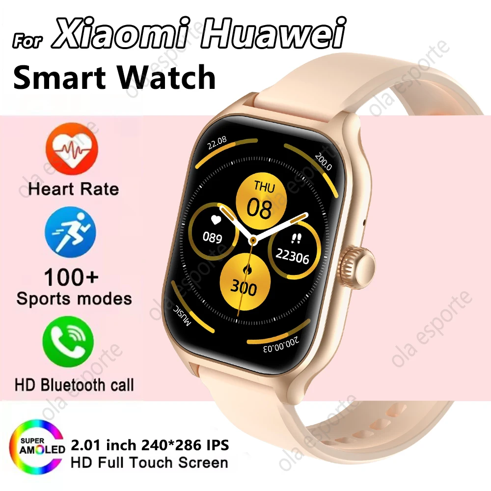 

Новые умные часы HD AMOLED-экран для мужчин и женщин, весь день, мониторинг сердечного ритма, сна, Bluetooth-вызов, IP68, водонепроницаемые спортивные умные часы