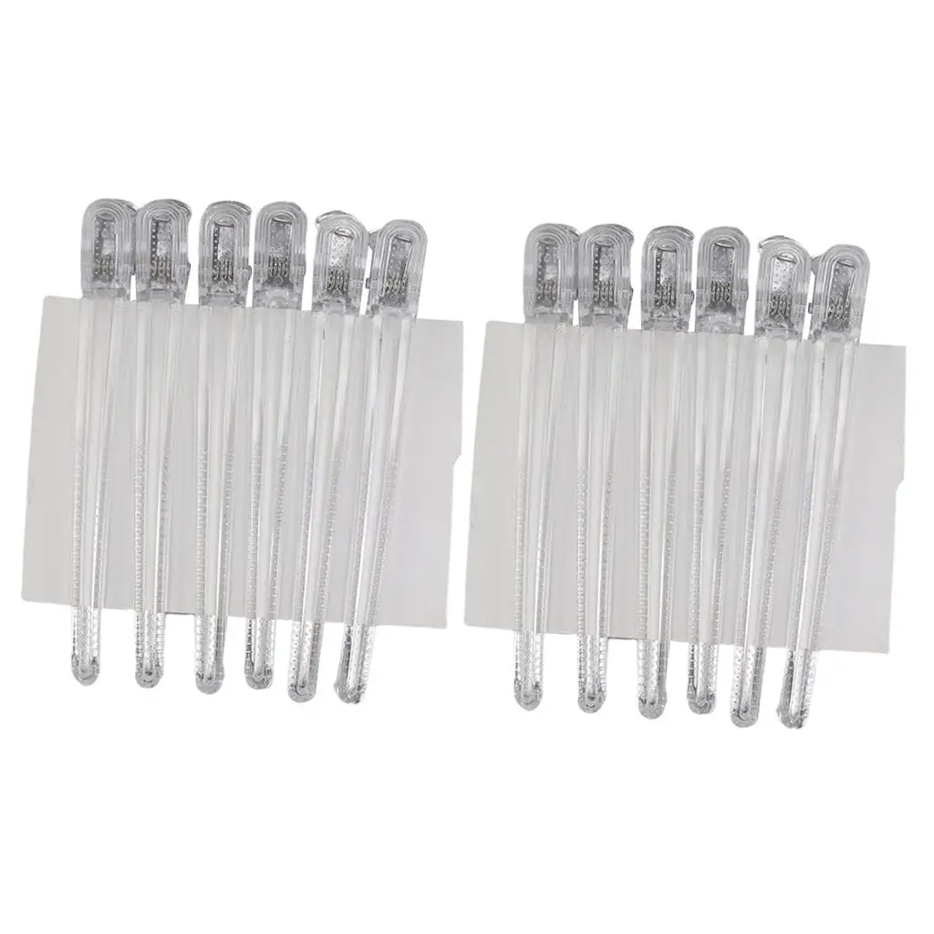 Hair Sectioning Clips Durable Makeup Grip Plastic Barrette Hairpin for Hair Salon Dyeing and Home Haircuts