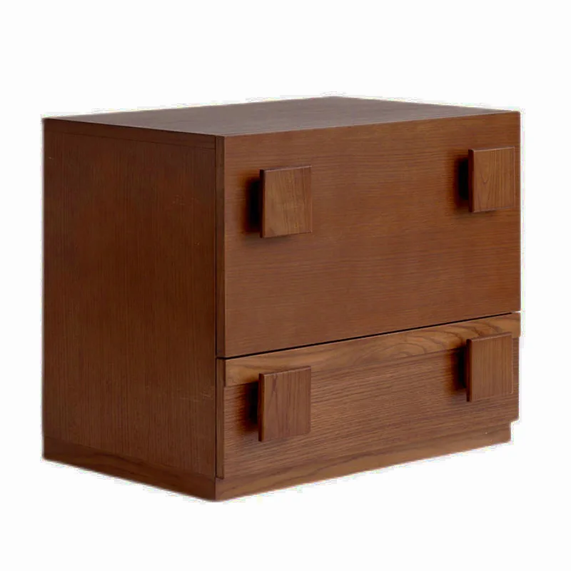 

Retro solid wood chest, chest of drawers, bedroom, living room wall storage