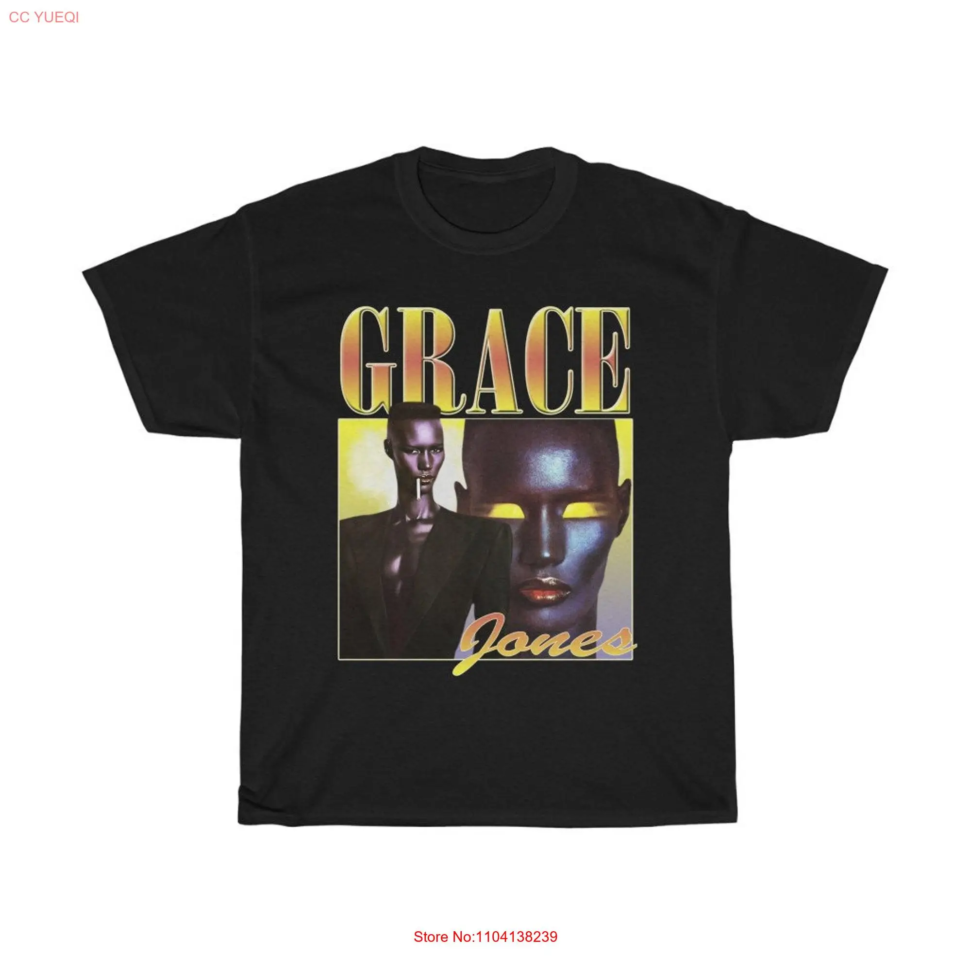 Grace Jones shirt T hypebeast vintage 90s rap Best Seller long or short sleeves