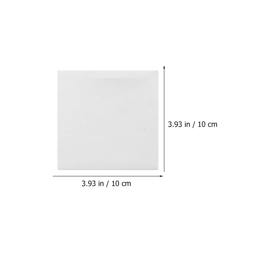

2 Sets Mini Oil Painting Board Canvas Panels Decorative Easel Triangle Stand DIY Accessories Art Students Gift