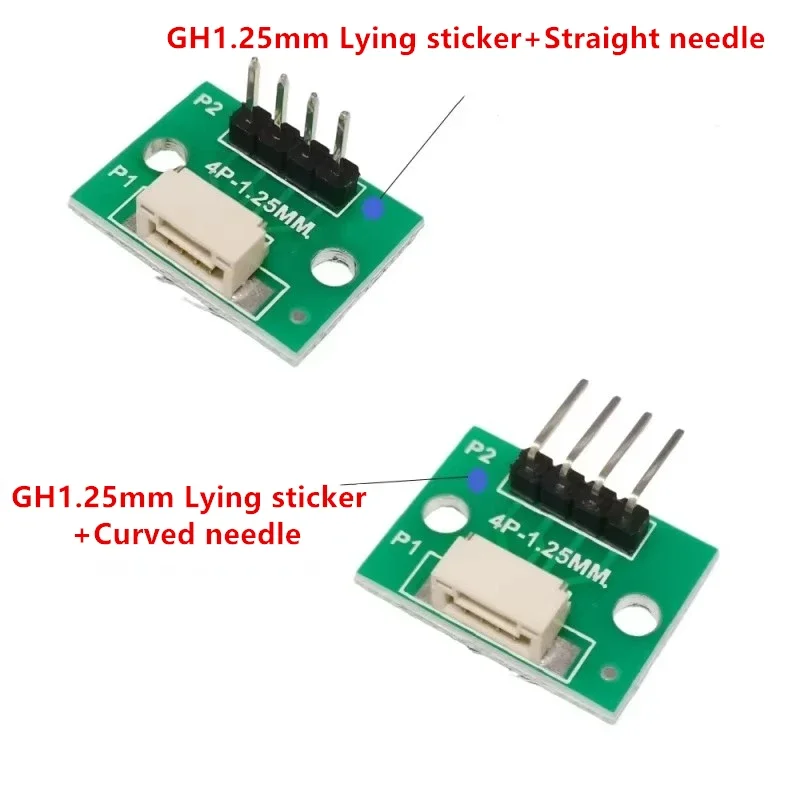 

1PCS GH1.25 Adapter Plate Single Row Welded 1.25mm to 2.54mm Buckle Seat 4P/6P/8P/10P/12Pin for Electronic Components