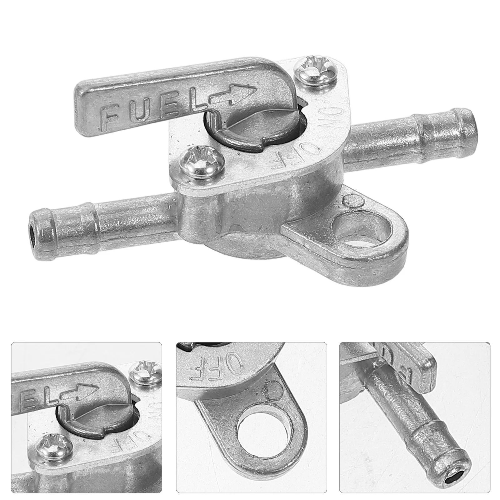

5pcs Outdoor Fuel Tank Switch Valve Dual-Head Design For Dirt Bikes Atvs Mini Bikes Replacement Fuel Petcock Engine Part