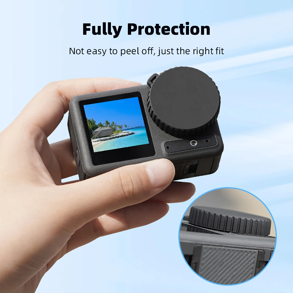 Lens Caps For DJI Osmo Action 5 Pro Sports Camera Lens TPU Protective Cover Dust Fall Resistant Shell For Action 4 Accessories