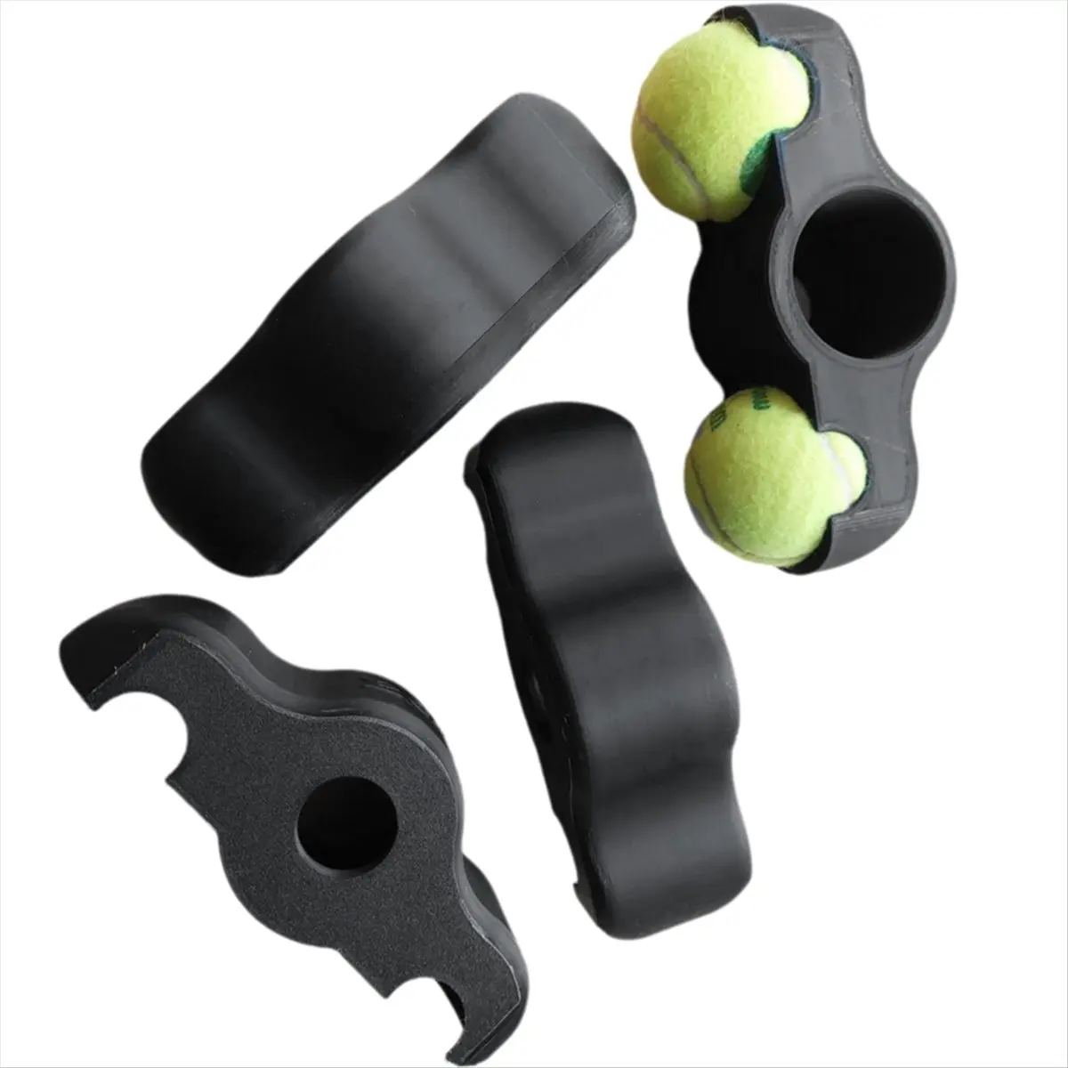 

(AD10) Cycling Training Foot Pads Shock Absorbing Indoor Cycling Snap Rocker Feet Adapters Rocker Feet for Smart Bike Trainer,A