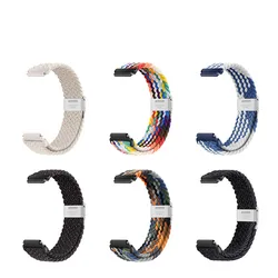 14mm universal interface for GARMIN Lily 2 watch strap loop buckle woven nylon band