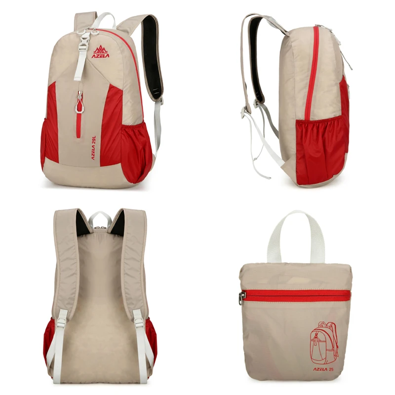 حقيبة ظهر خفيفة الوزن للاستخدام الخارجي، حقيبة للمشي لمسافات طويلة قابلة للطي، حقيبة ظهر لركوب الدراجات والجري، حقيبة ظهر للسفر للرجال والنساء #4