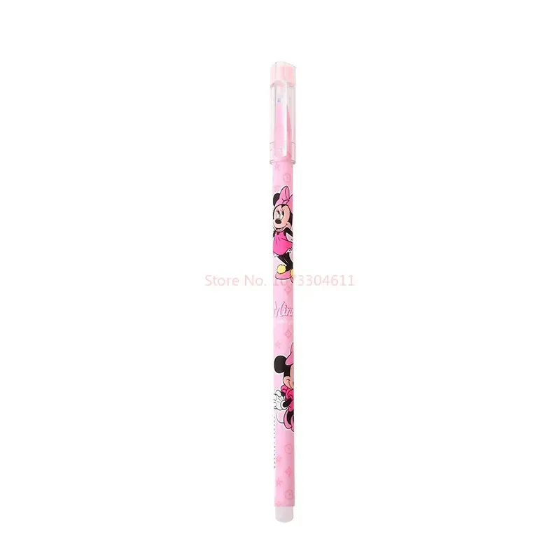 Disney Cartoon Style Straight Stick Erasable Neutral Pen Cute High Appearance Level Erasable Pen Student Stationery Wholesale