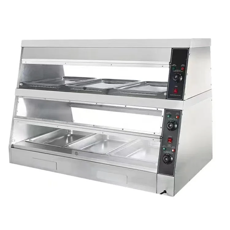 

Bread Insulation Display Cabinet Glass Cabinet Commercial Egg Tart Breakfast Shop Deli Food Fried Chicken Heating Constant
