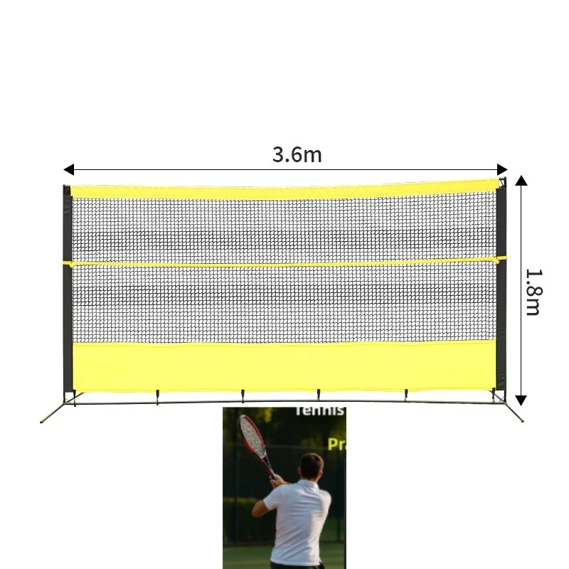Tennis rebound net single practice playing tennis trainer training wall portable tennis wall