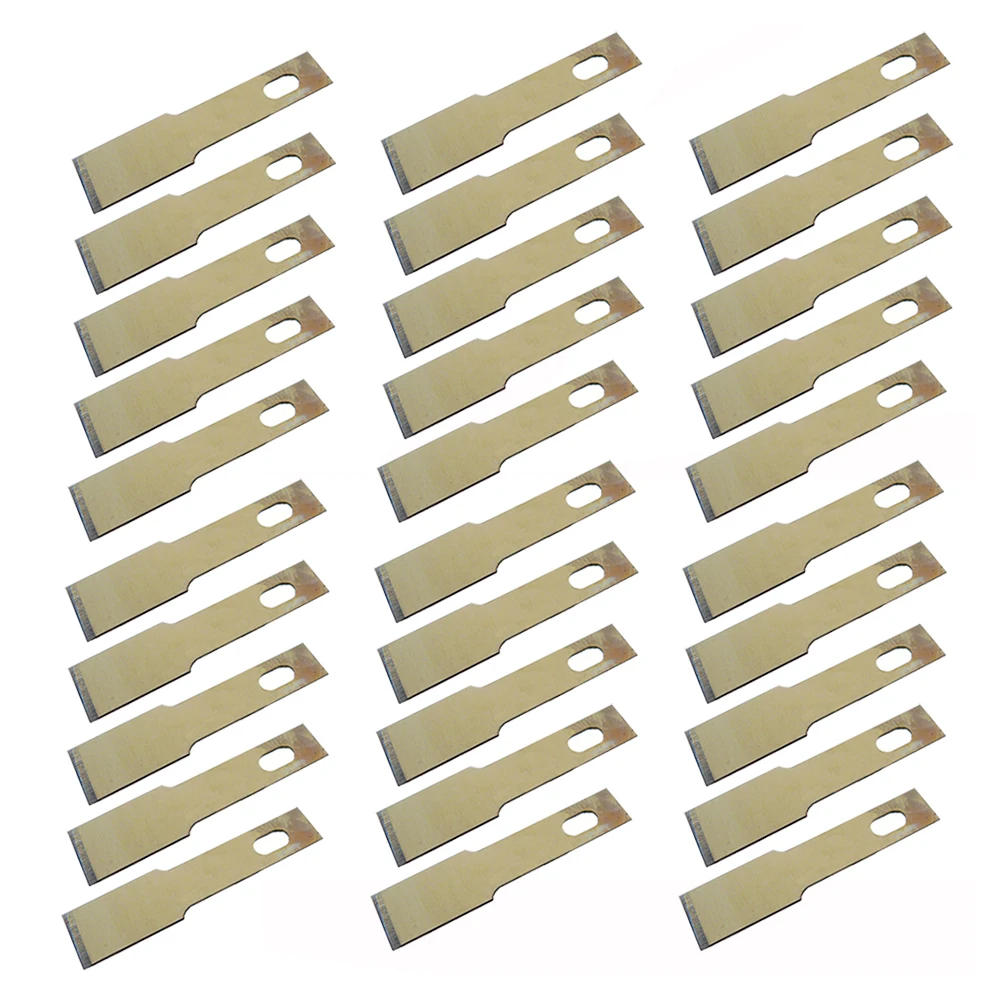 30 Flat Headed Blades Can Cut Shovel Shaped Knives and Push Knives, Which for LCD Glue Removal and Mobile Phone Maintenance