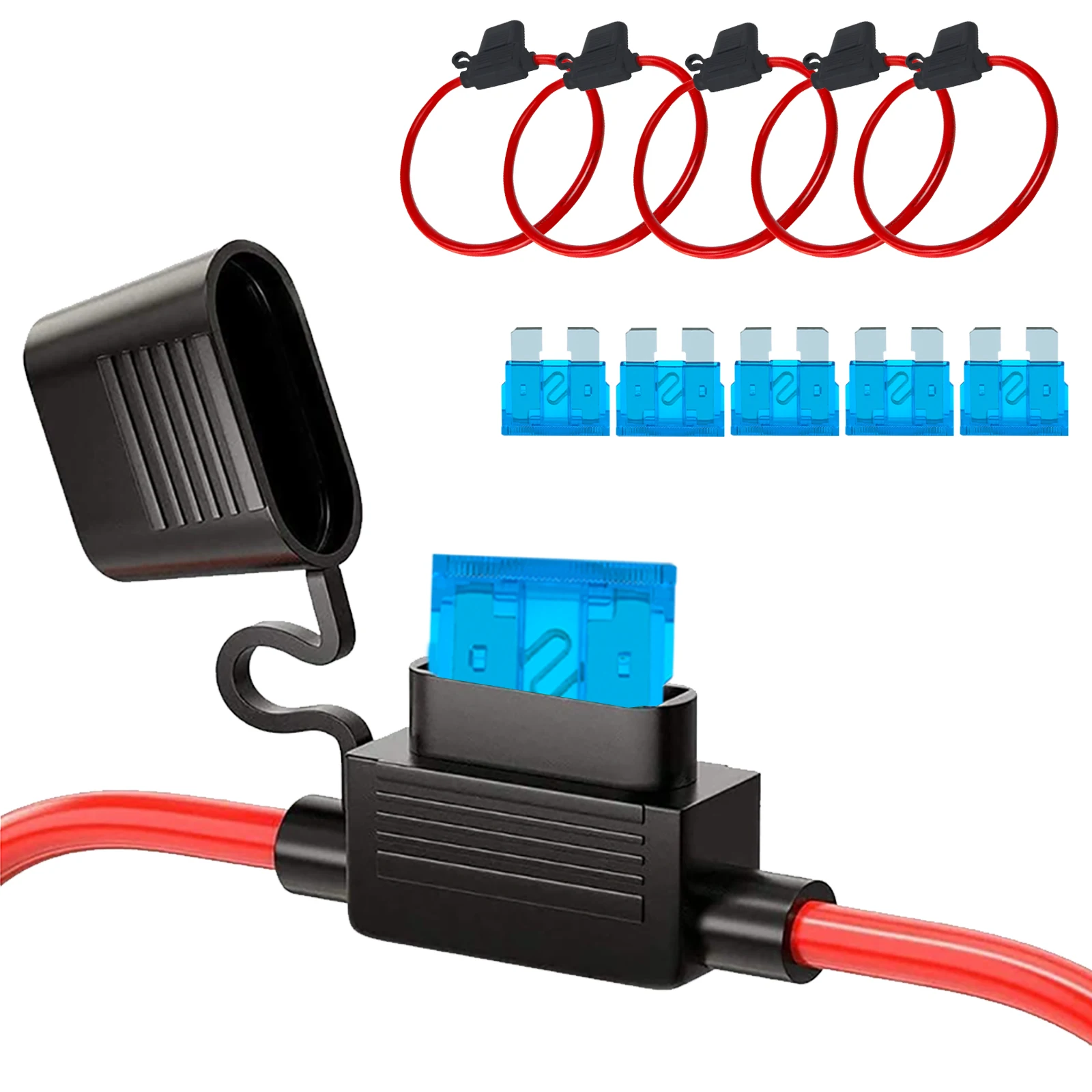 5Pcs 14 Awg Inline …