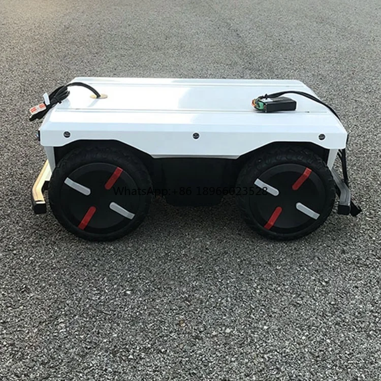 AGV Robot Chassis Support secondary development smart car chassis kit  smart Mobile Robot ARM Food Delivery Robot Outdoor