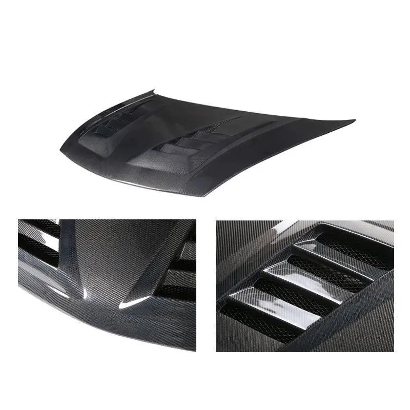أغطية غطاء محرك السيارة الأمامي من ألياف الكربون للجيل الثالث سيفيك FD2 2007 2008 2009 2010 2011 2012 2013 2014 2015 ترقية غطاء المحرك نوع R