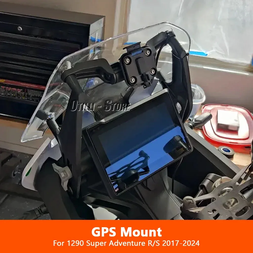 GPS Navigation Holder Mount Bracket 2017-2024 For 1290 Super Adventure R 1290 SUPER ADVENTURE S Motorcycle Accessories - Image 2