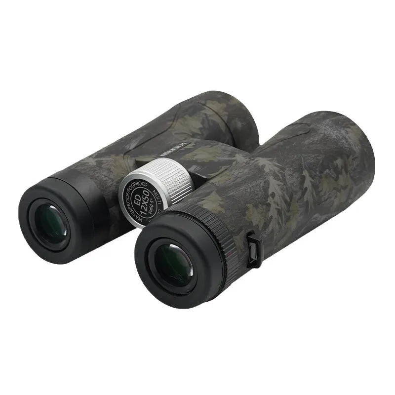 New High Light Transmission Professional 12x50ED Magnesium Alloy High Times HD Military Hunting Waterproof Handheld Binoculars