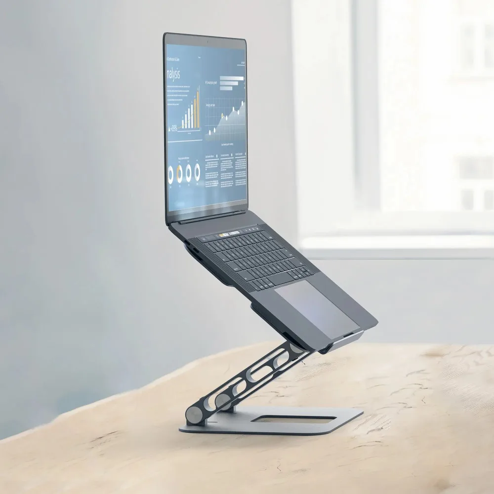 

Multi-Angle Laptop Stand, Anti-slip design, heat dissipation