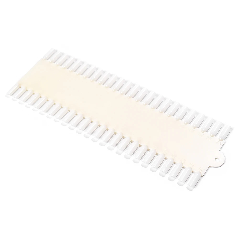 5Pcs 48Tips False Nails Tips Nail Art Display Natural UV Gel Polish Color Palette Card Manicure Nail Art Practice Show Display