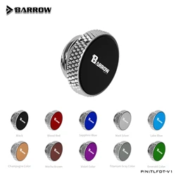 Barrow TLFDT-V1 G1/4 Water Cooling System Stop Plug PC Fittings DIY Liquid Plug for Radiator Silver/Black/White