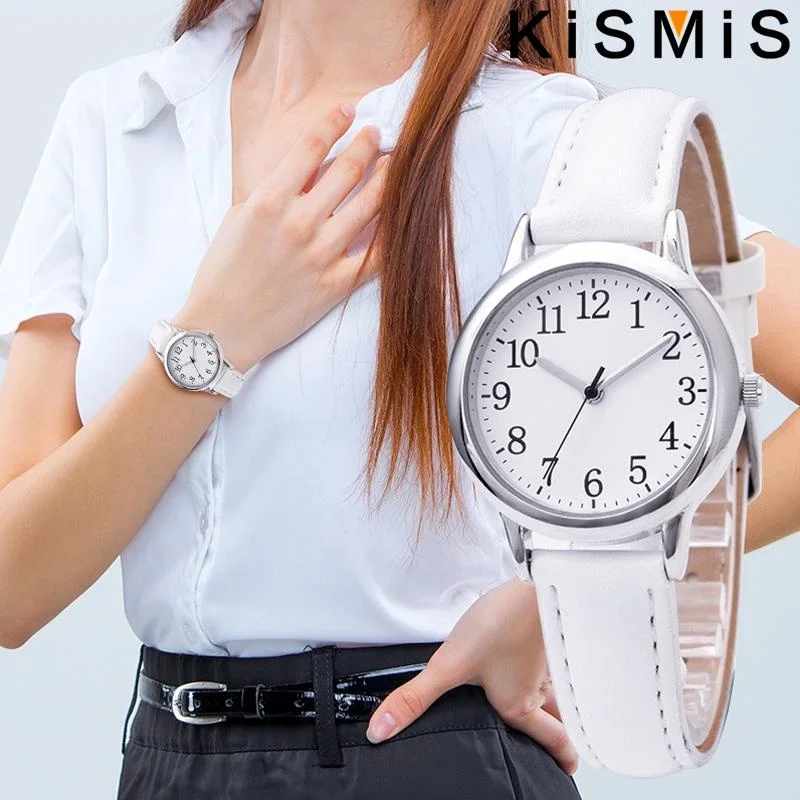 KISMIS  Women's Quartz Watch Fashion Movement Easy to Read  Numerals Simple Dial Thin Bracelet Watches image 4