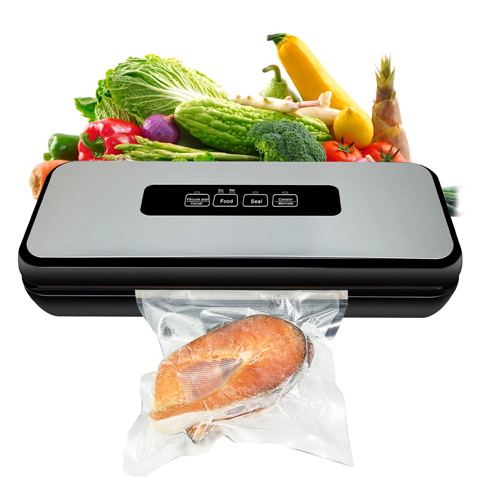 

Smart Kitchen Appliances Vacuum Food Sealer Machine Vaccum Sealer For Packaging Food