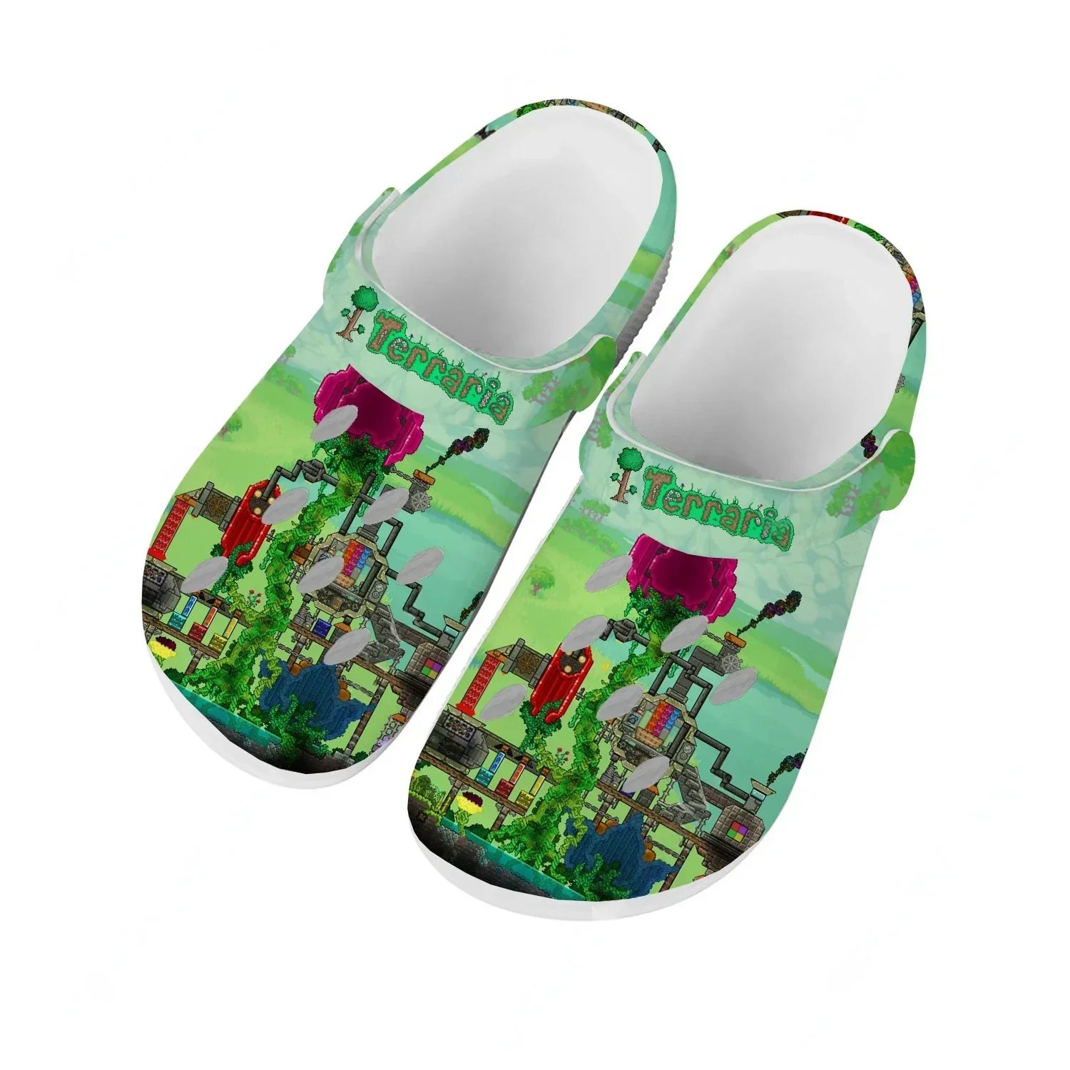 Terraria Water Shoes Mens Womens High Quality Fashion Home Garden Clogs Customizd Sandals Beach Breathable Hole Slippers