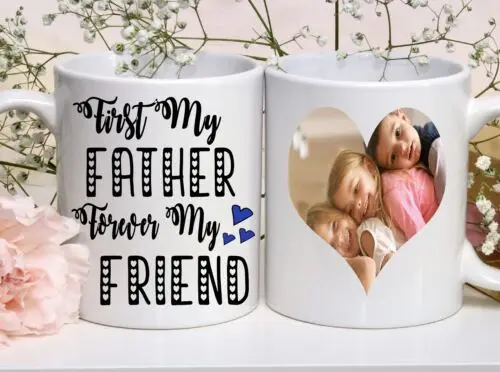 

Dad daddy personalised photo Mug Gift Novelty Present Father’s Day Birthday