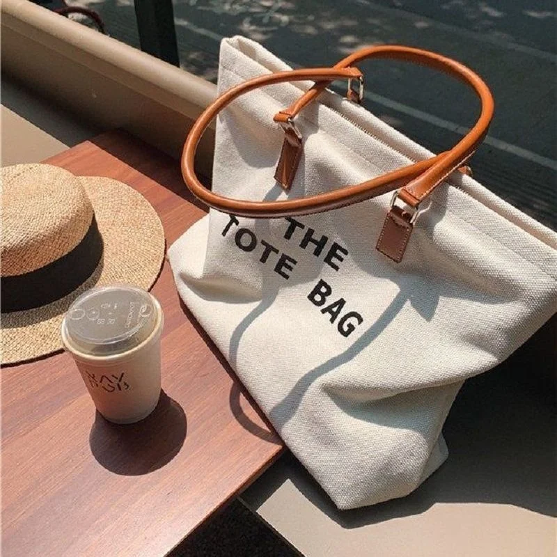 Women\'s Tote Bag 2022 Trend Fashion Versatile Women\'s Bag Large Capacity Canvas Bag Fashion Shoulder Bag Versatile Tote Bag