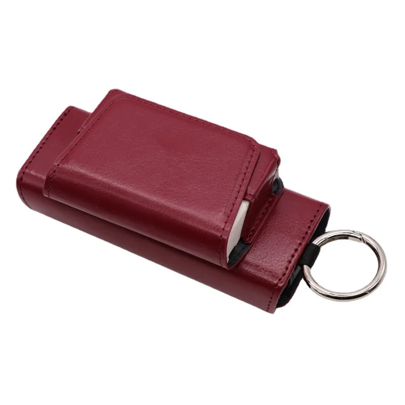 Picture 6: 5 Color Classic Leather Cover for Iqos Iluma i Case 2in1 Leather Storage Bag Compatible with Iluma PRIME Case