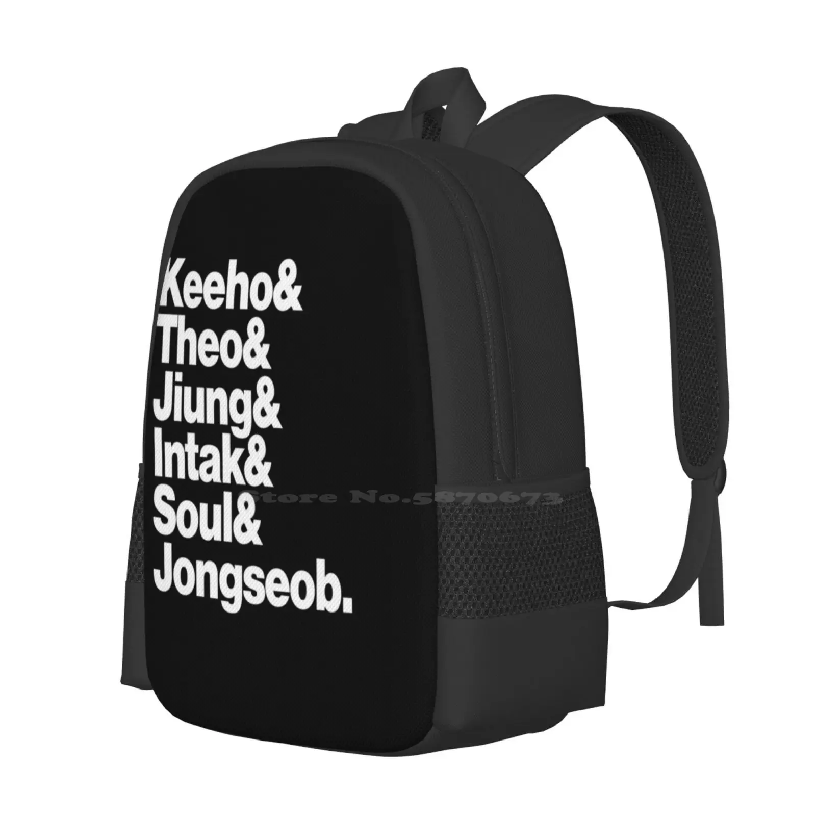 P1Harmony & Members Names Hot Sale Schoolbag Backpack Fashion Bags Korean Pop K Pop Kpop Aesthetic Keeho Theo Jiung Intak Soul