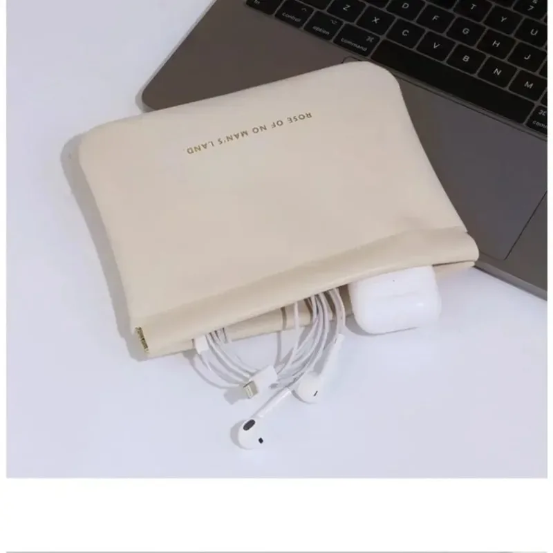 

Simple Lipstick Makeup Storage Bag Women Fashion Portable Mini Key Jewelry Cosmetic Organizer Pouch Handbag Pu Small Bags Gift