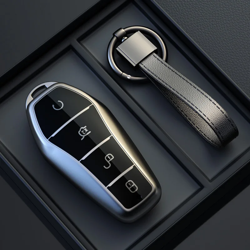 

Car Key Case Full Cover Shell Holder Protection For BYD Tang EV600 Han EV Yuan ATTO 3 Song PLUS Pro MAX DMI Qin Auto Accessories