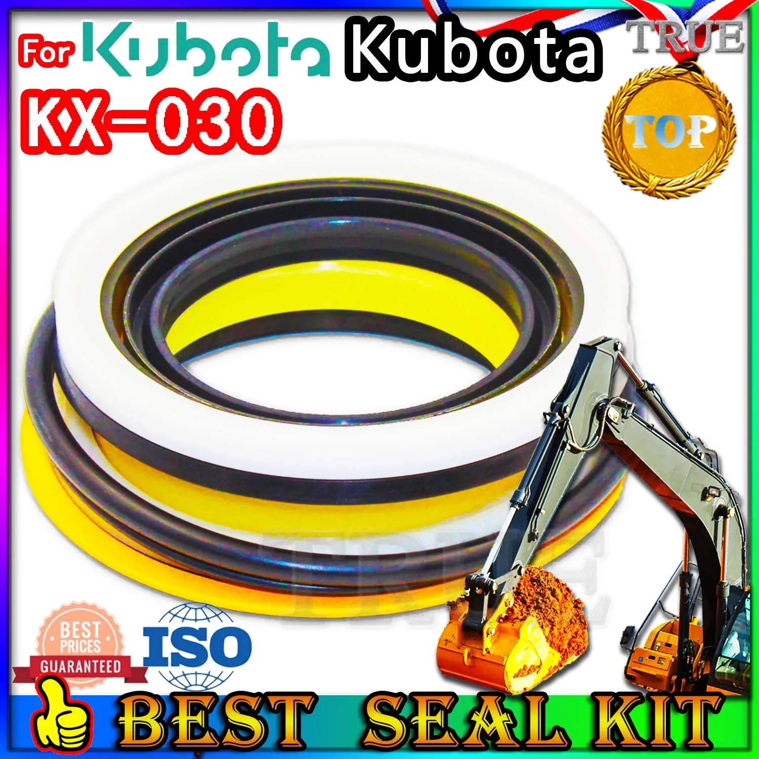 For Kubota KX-030 Oil Seal Excavator Repair Kit Boom Bucket Arm Hydraulic Cylinder KX 030 Planetary Axle Parts Track Shaft Blade