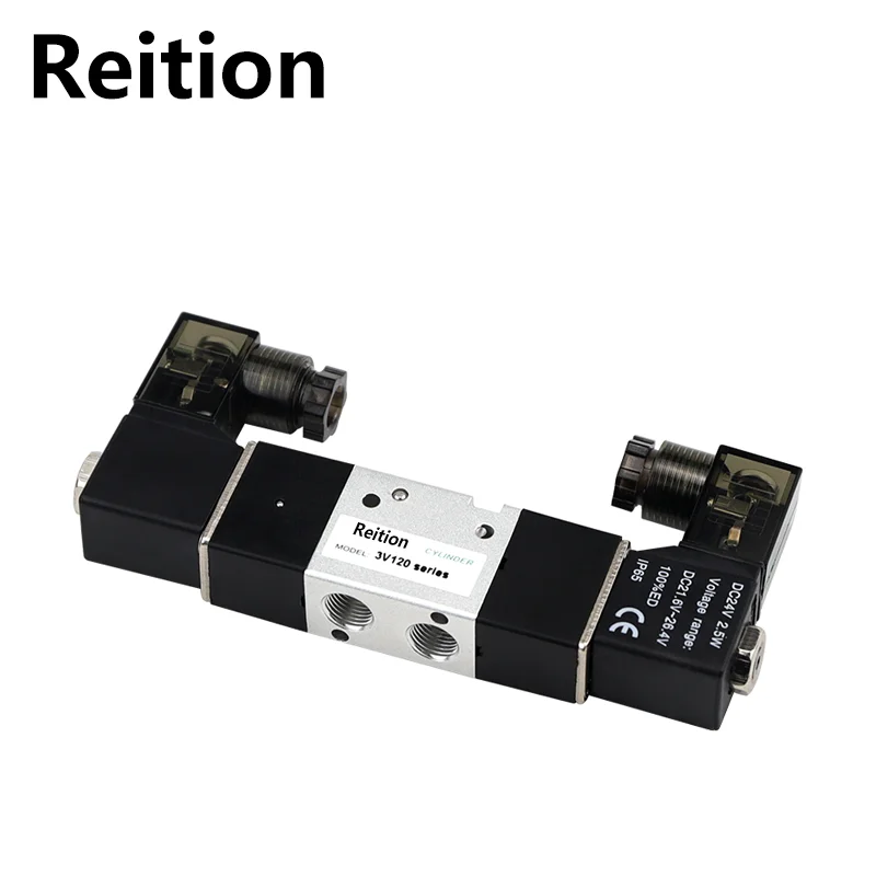 

DC24V DC12V AC110V AC220V 3V120-06 Пневматический воздушный электромагнитный клапан Двухпозиционный трехходовой AC220V Нормально закрытый клапан