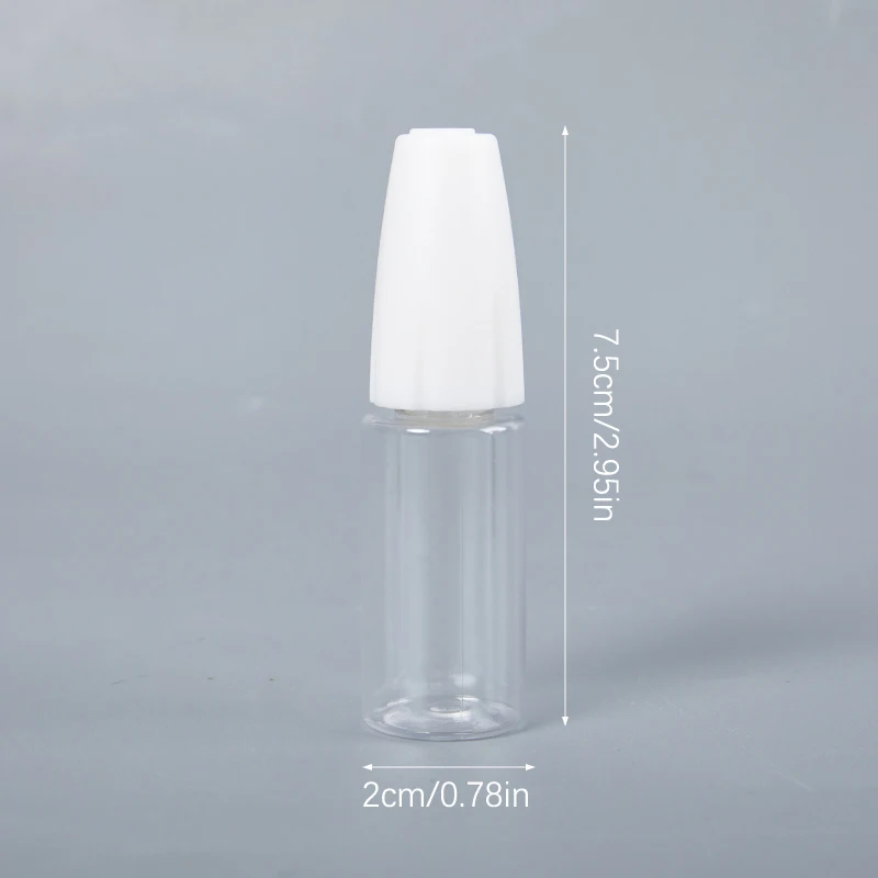 1Pcs 10ML PET Clear Vial With Long Thin Needle Tip Dropper Bottle For Vape Smoking Oil Accessories Liquid Jar