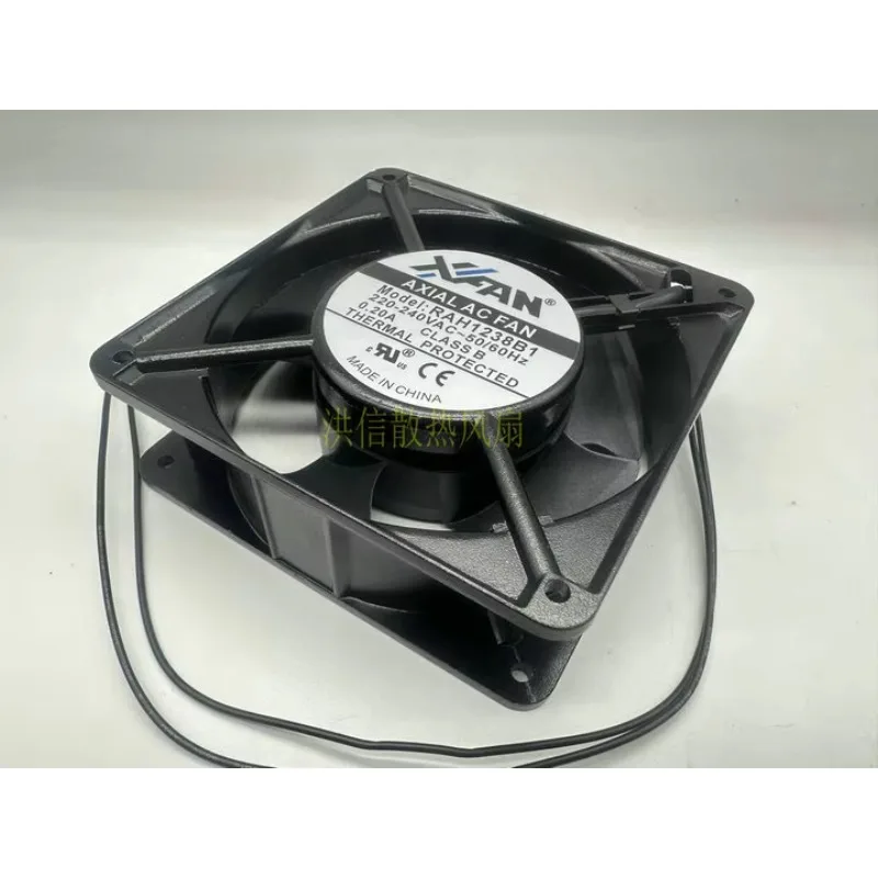 

XFAN RAH12138B1 AC 220-240V 0.20A 120x120x38mm 2-Wire Server Cooling Fan