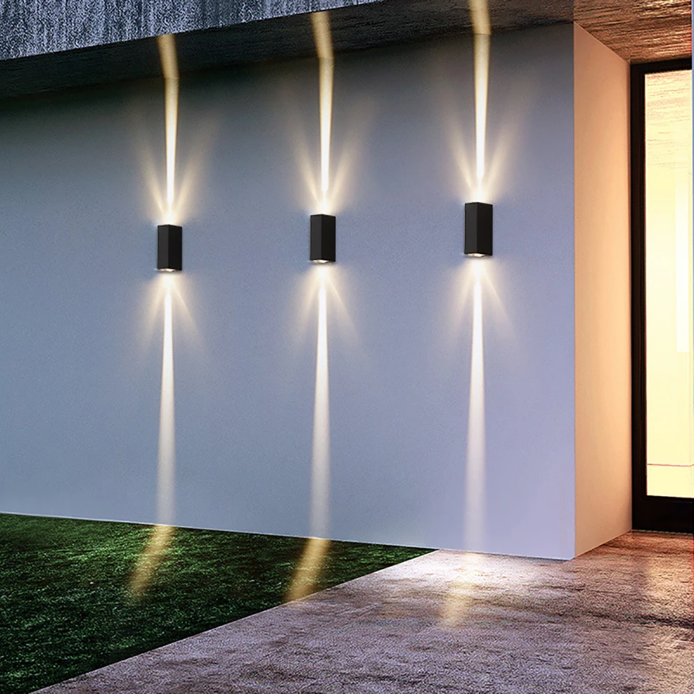 Roukeymi-Applique murale LED imperméable, éclairage d'extérieur, luminaire décoratif d'intérieur, idéal pour un jardin, une véranda ou une terraza, 15/60 degrés