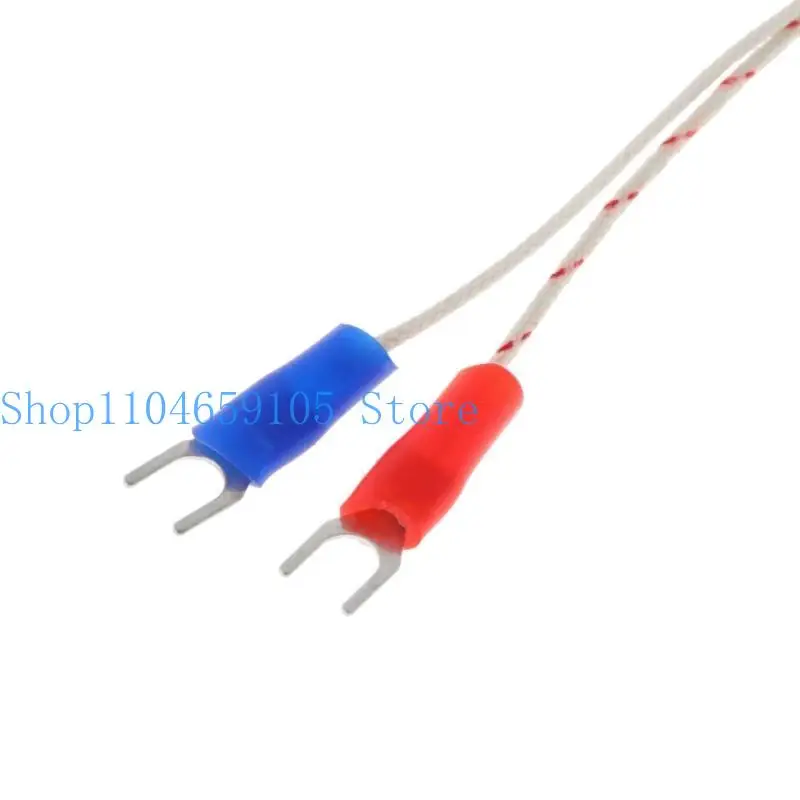 652F K Type Thermocouple Stainless Steel Probe Thermocouple Cable 0-600℃ 1M 5M