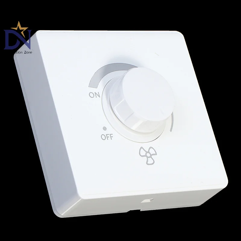 86 Type Ceiling Fan Adjustment Stepless Speed Controller Wall Switch 220V 10A