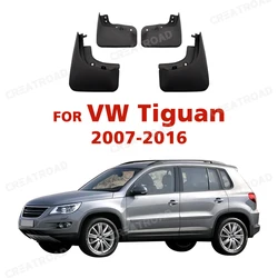 Set Mud Flaps For VW Tiguan 2007-2016 Mudflaps Splash Guards Front Rear Mud Flap Mudguards 2009 2010 2011 2012 2013 2014 Fender