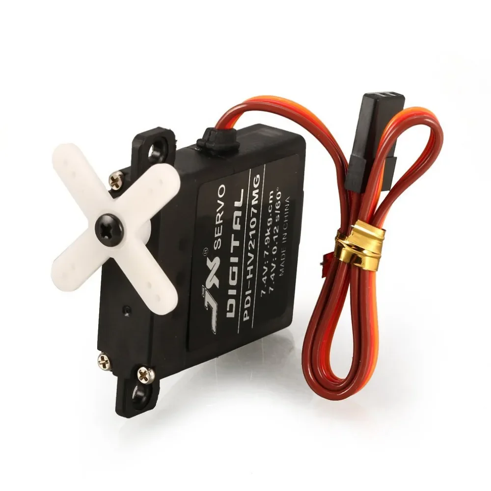 JX PDI-HV2107MG 7.9kg Steering Torque Mini Digital Metal Gear Servo Core Motor 6-7.4V for RC Model Fixed Wing Airplane Toy Part