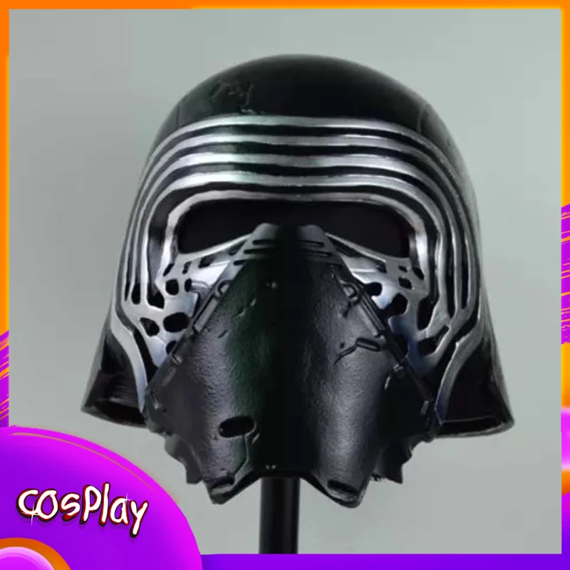 

Ben Solo Mask Kylo Ren Soldier Cosplay Costume 1:1 Wearable Helmet Halloween Comic-Con Party Carnival Coser Props Adult Man Gift