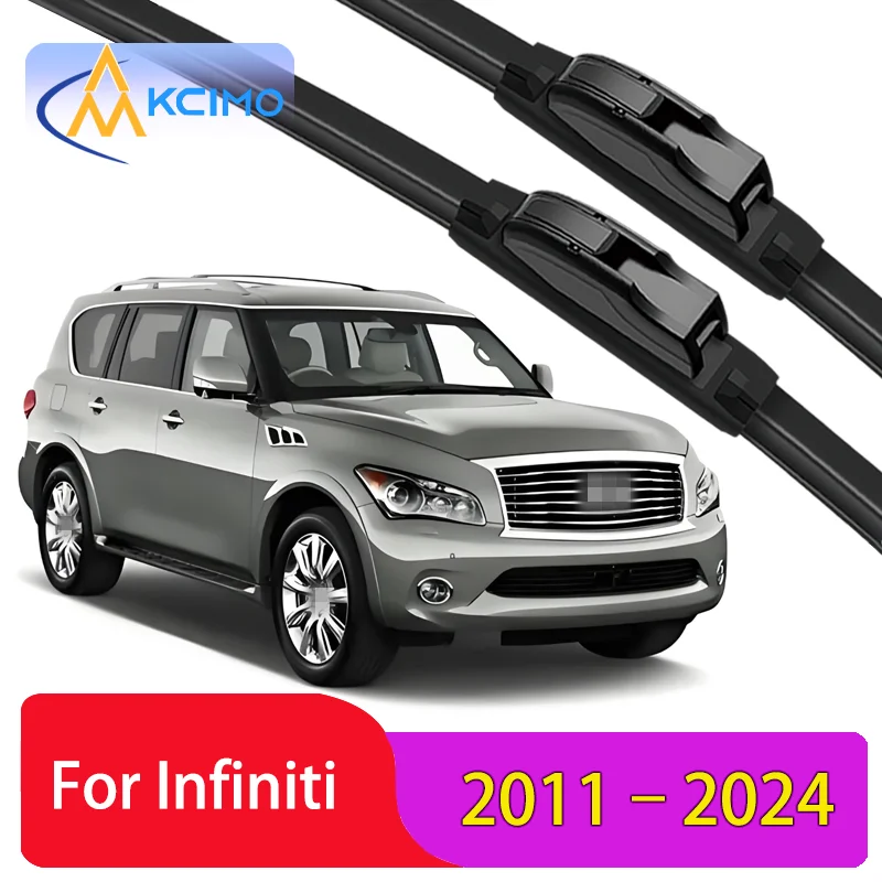 

2PCS New Front Windshield Wiper Blade for Infiniti QX56 Z62 2011-2024 QX80 Front Windshield Accessories 2024 2023 2022 2021 2020