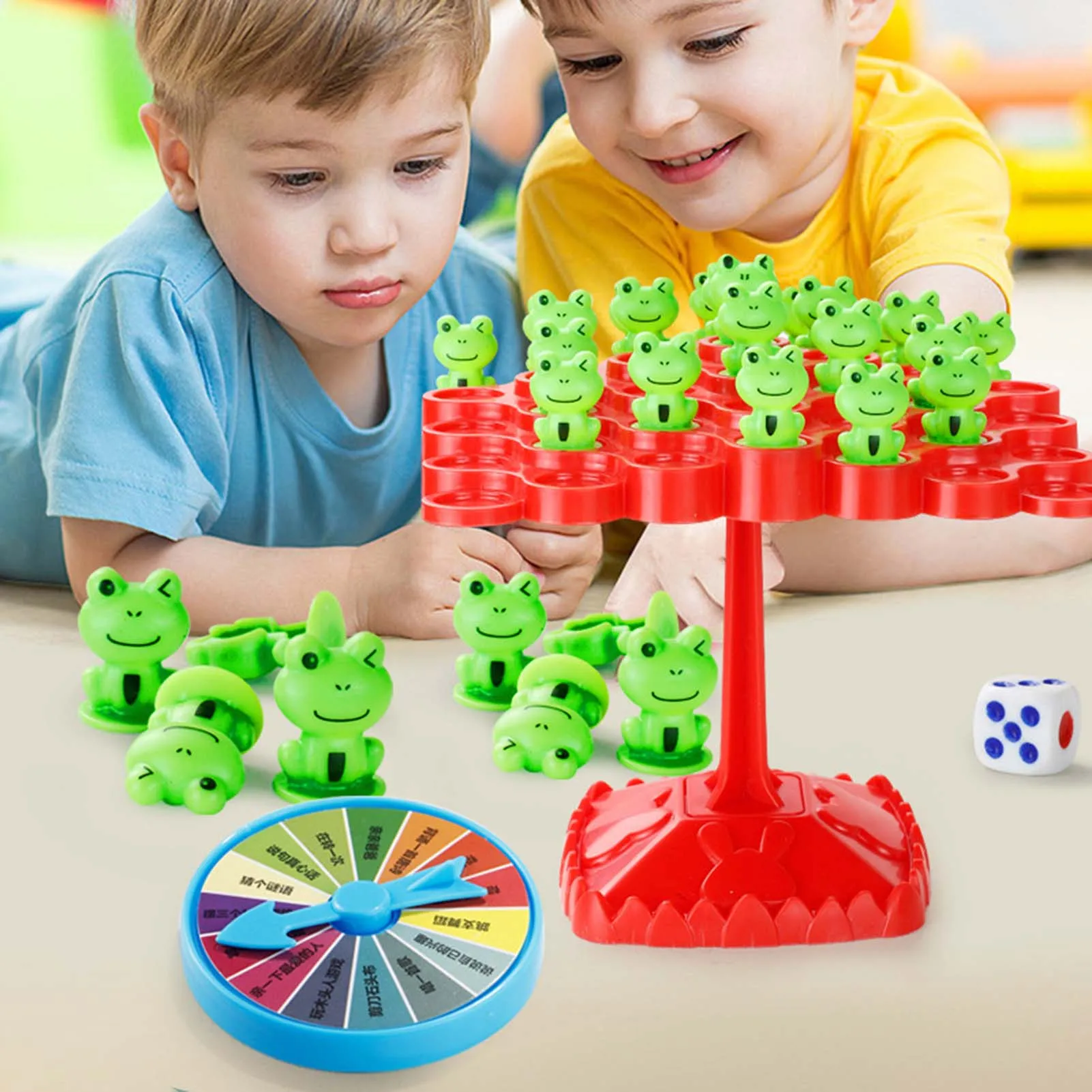 Balanced Tree Frog Toys Board Game Parent-child Interaction Tabletop Game Toys for Children Montessori Educational Toy