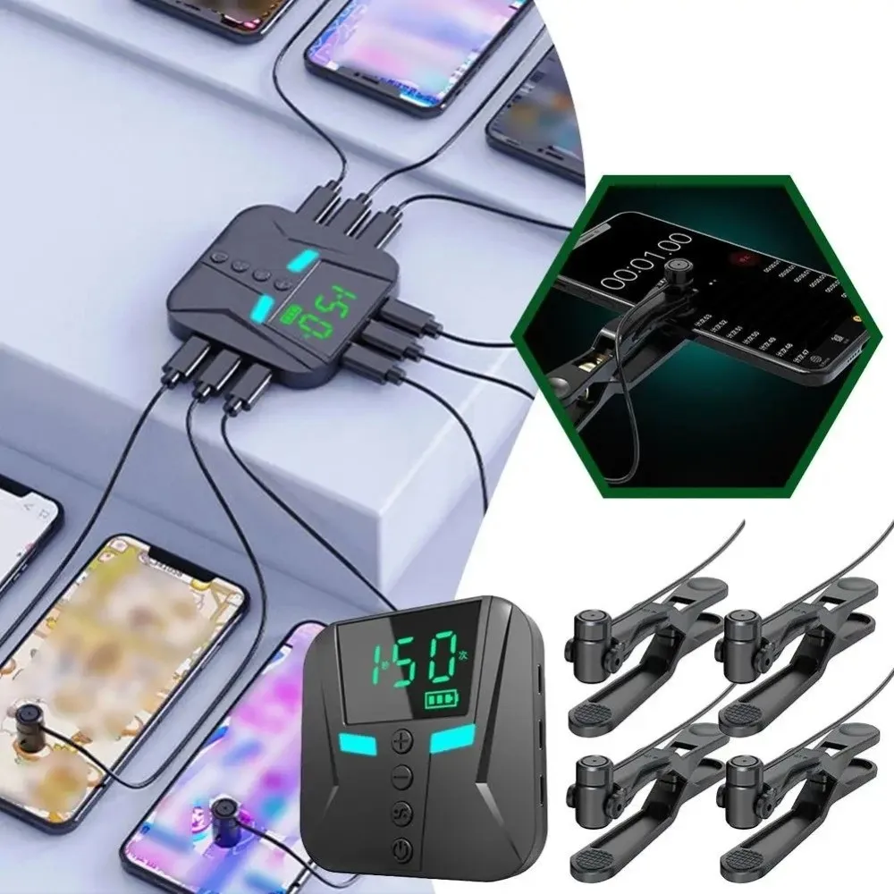 Simulated Finger Auto Clicker for Phone Continuous Clicking Adjustable Speed Screen Clicker Automatic Screen Press Tool Games