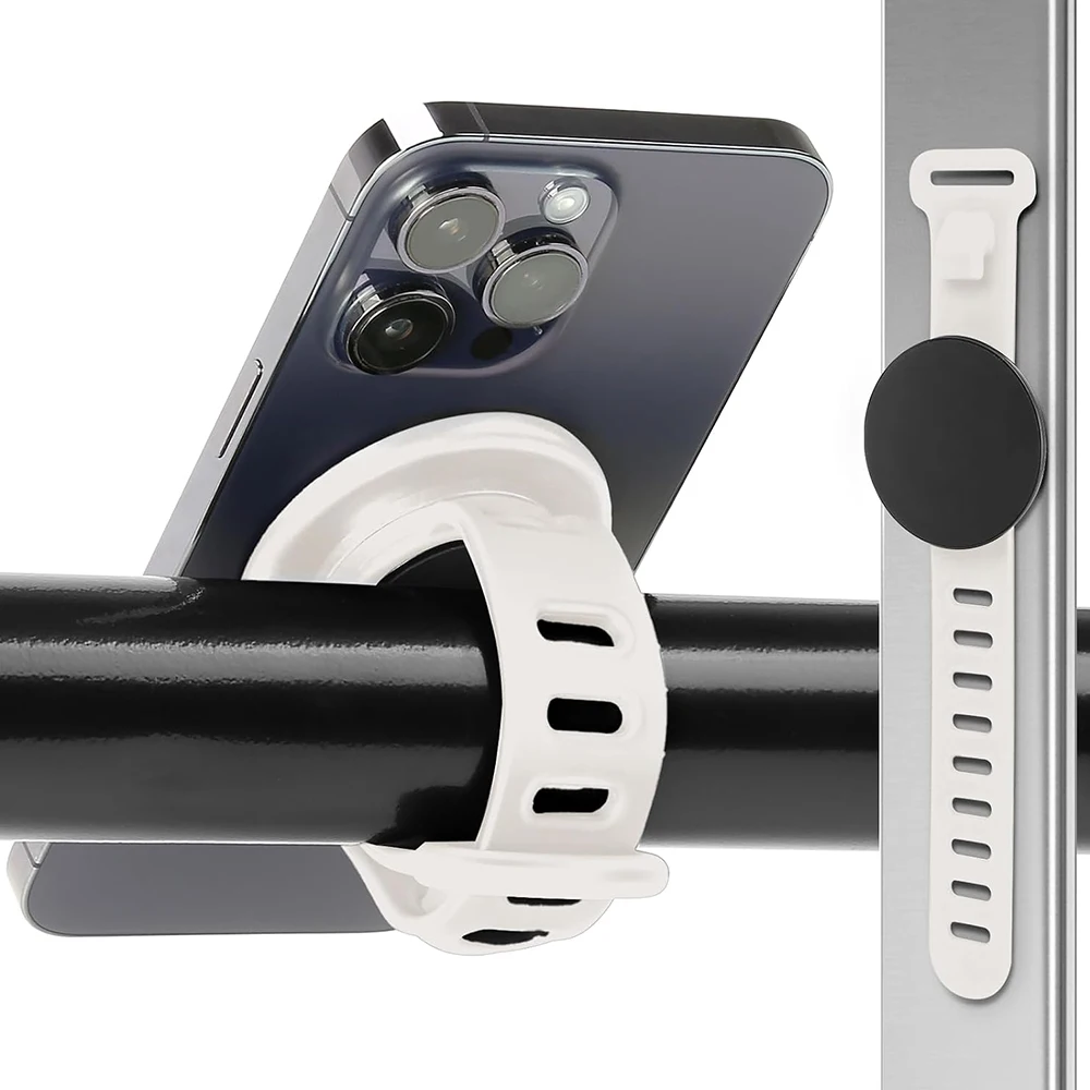 360° Rotation Magnetic Phone Handlebar Mount Holder | 17x N54 Strong Magnets For Stroller, GYM Bike, Treadmills, Peloton