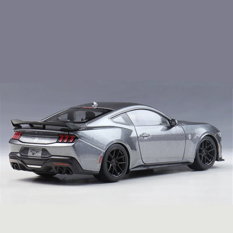 1:24 Mustang Dark Horse 2024 Alloy Sports Car Model Diecast Metal Muscle Vehicles Car Model Simulation Collection Kids Toys Gift