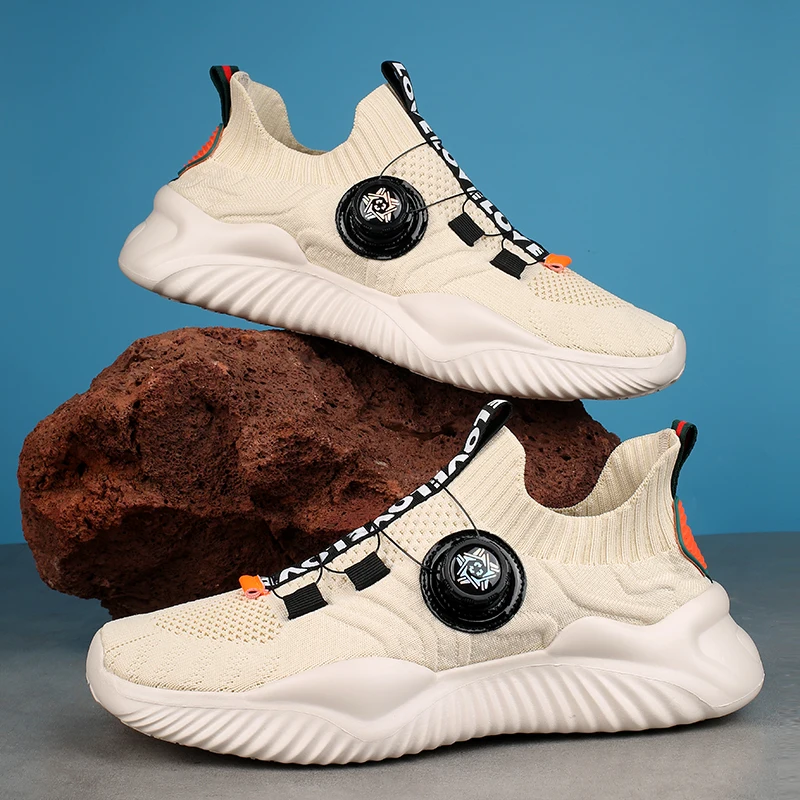 

Мужская спортивная обувь с дышащей сеткой, подходит для весны и осени, модные и легкие повседневные кроссовки с сеткой