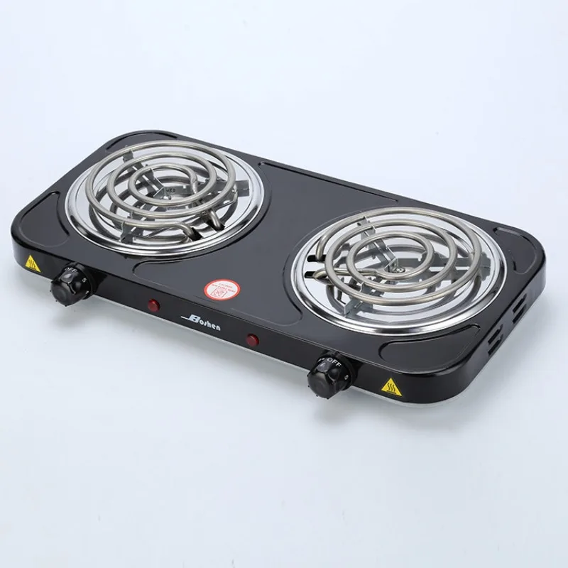 2000W Iron Burner Electric Stove Hot Plate 110/220V Portable Kitchen Cooker Coffee Heater Milk Soup Durable Asjustable Quick